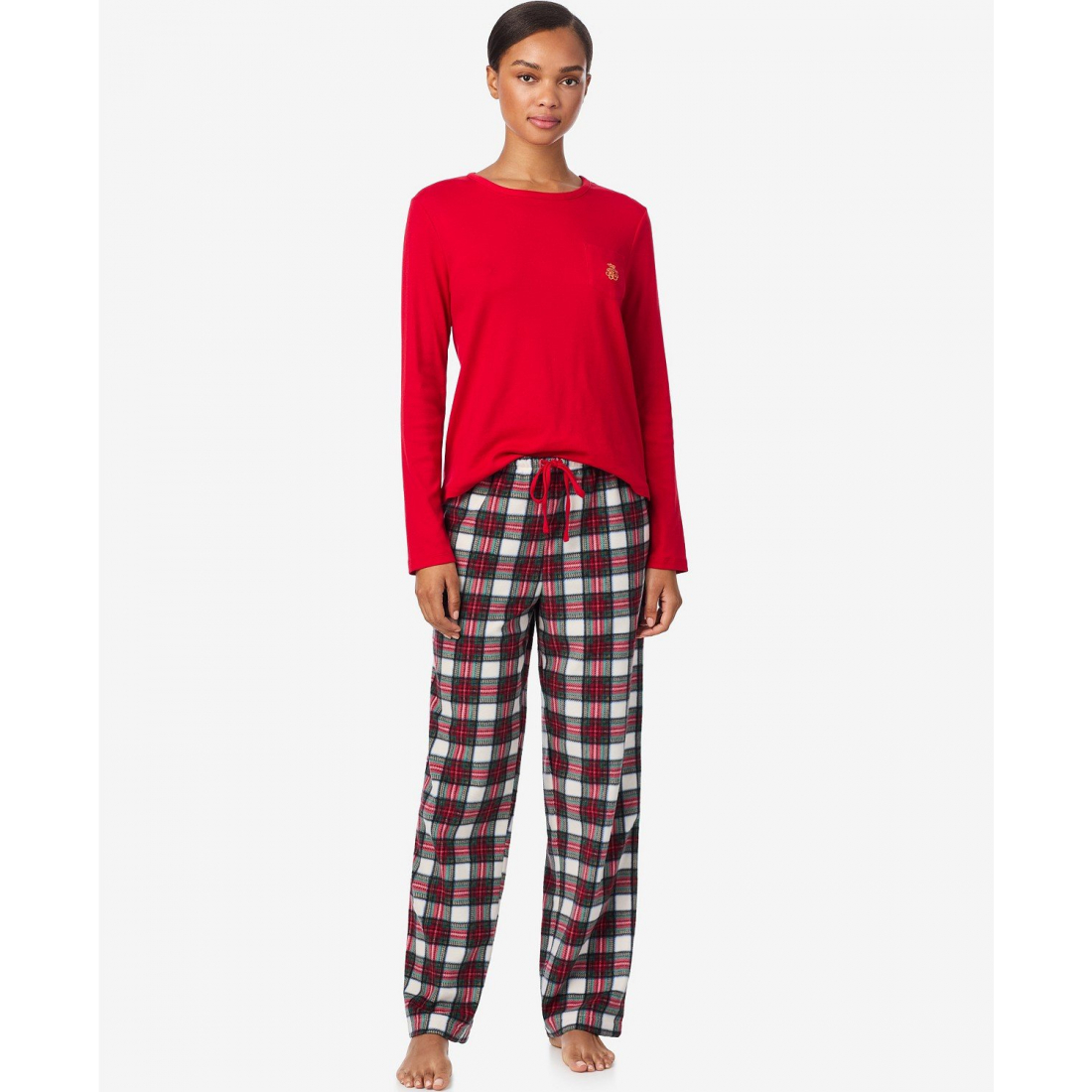 'Long Sleeve Pajama Set' pour Femmes