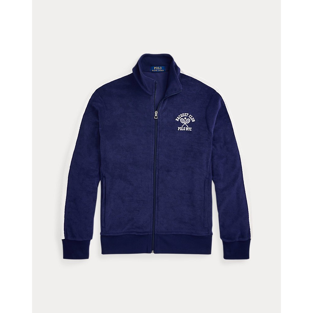 'Embroidered Terry Track Jacket' pour Hommes