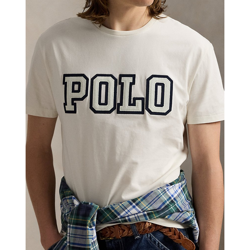 'Classic Fit Logo Jersey T-Shirt' pour Hommes