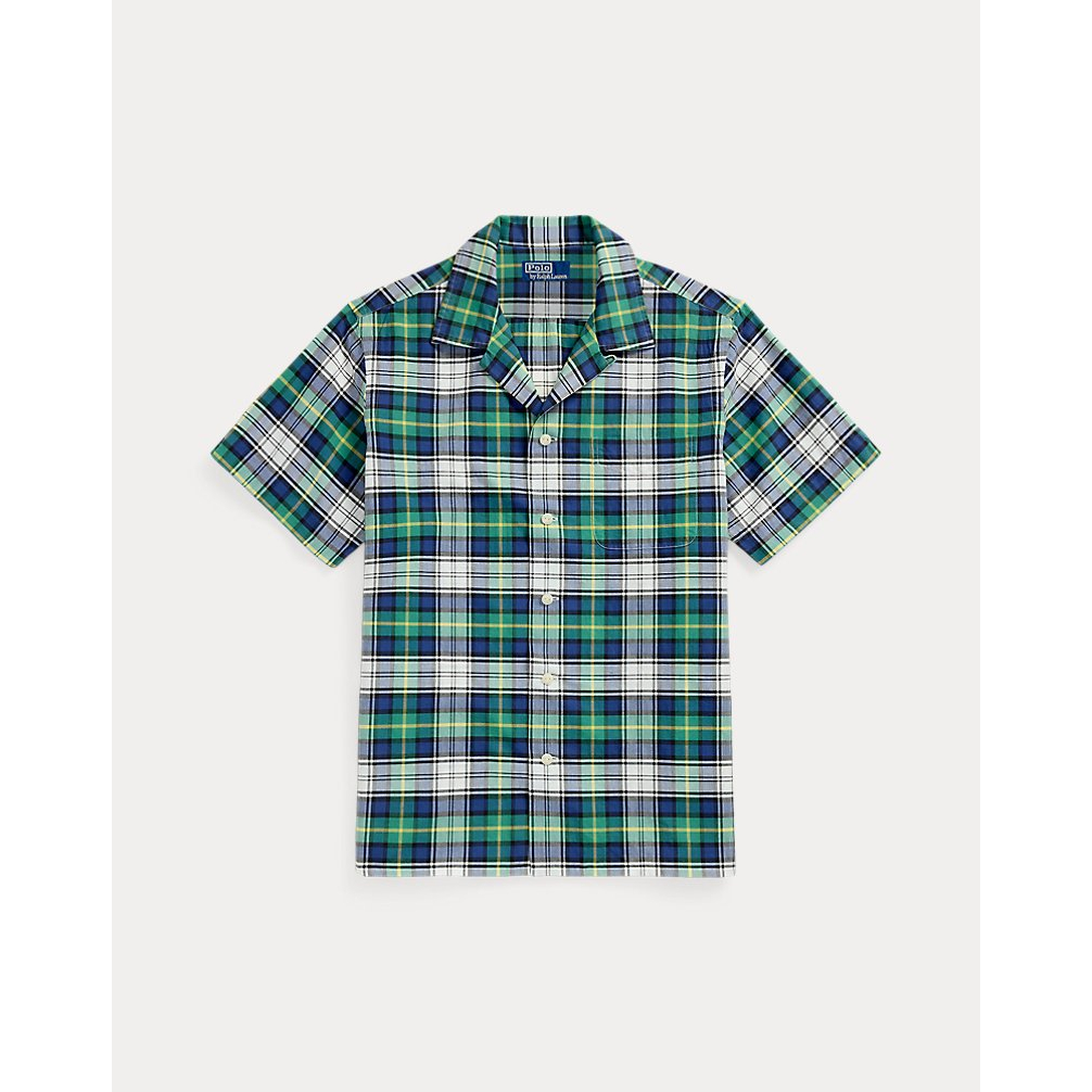 Men's 'Classic Fit Madras Camp Shirt'