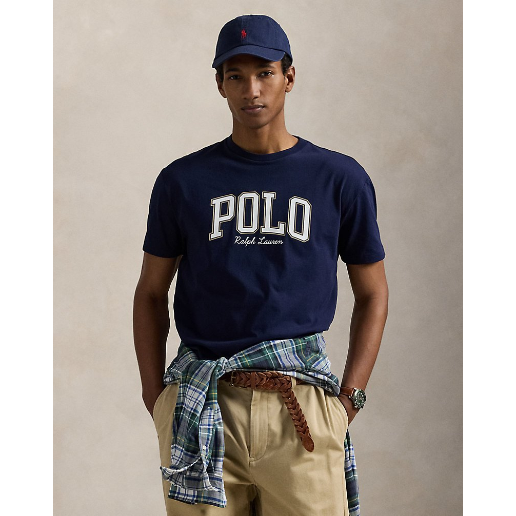 'Classic Fit Logo Jersey T-Shirt' pour Hommes