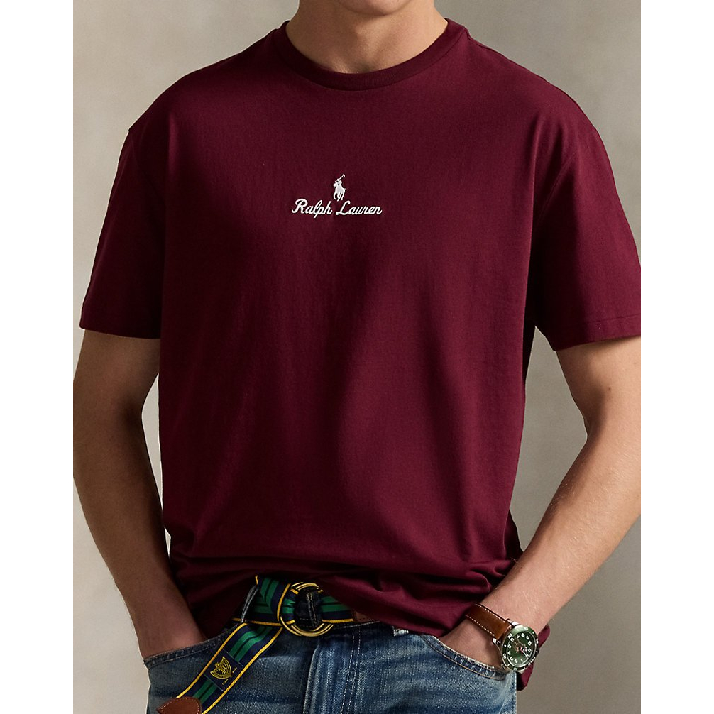 'Classic Fit Logo Jersey T-Shirt' pour Hommes