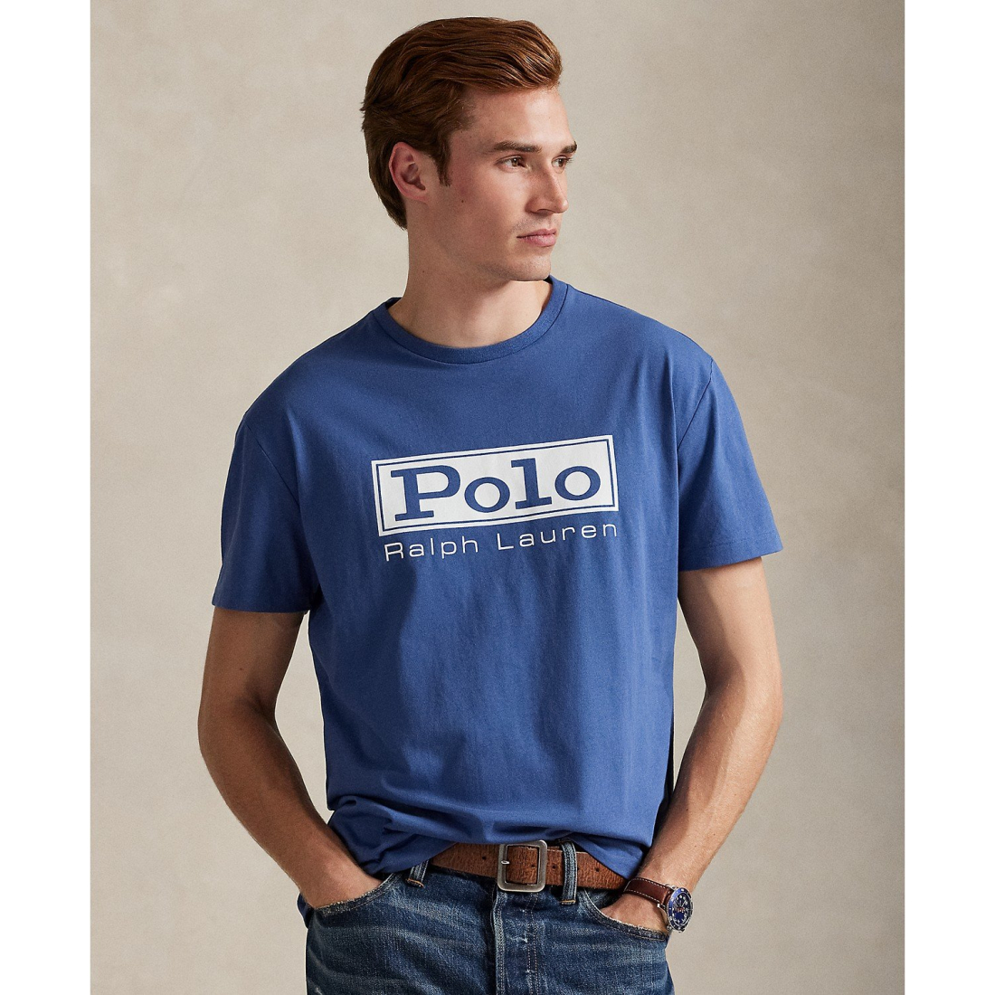 'Classic-Fit Jersey Graphic T-Shirt' pour Hommes