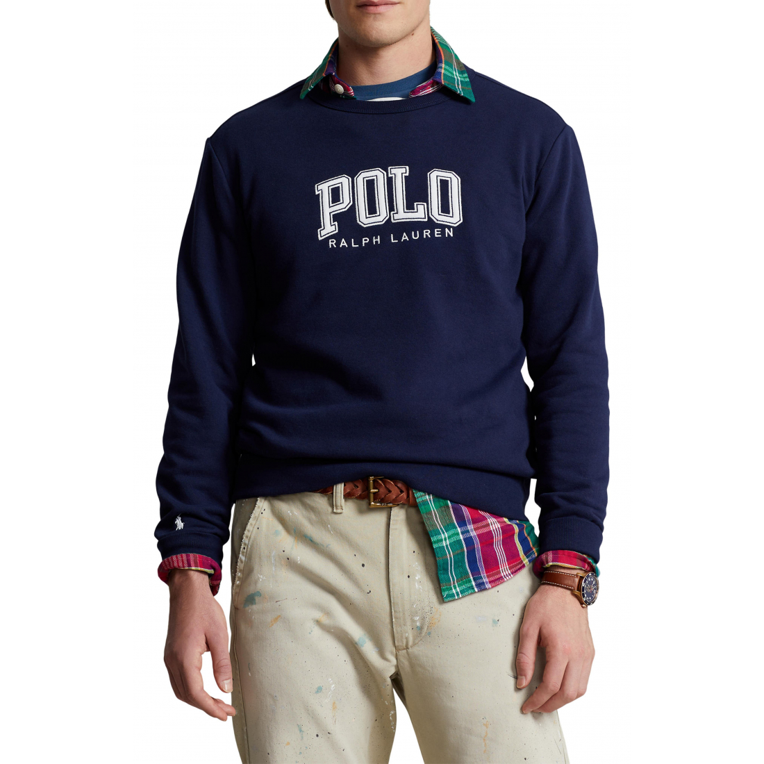 'Logo Fleece Sweatshirt' pour Hommes