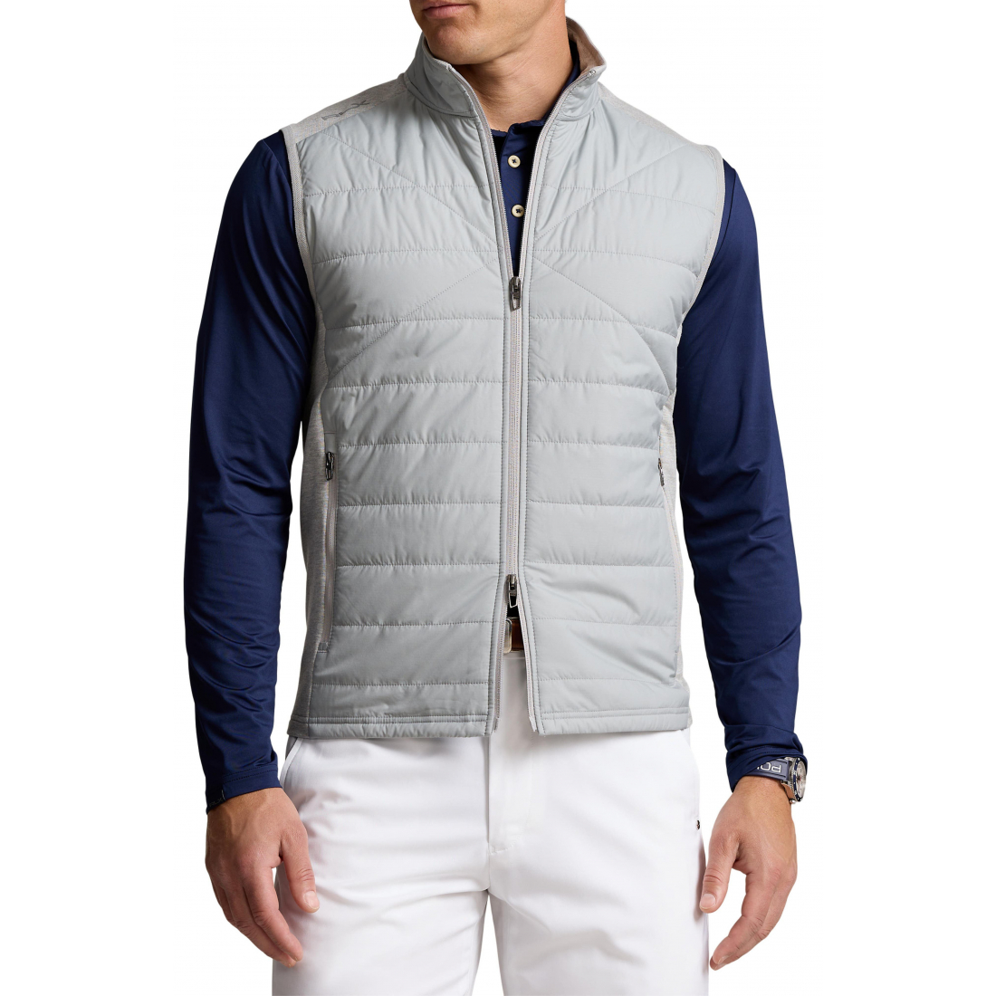 Gilet 'Performance Quilted Mixed Media' pour Hommes