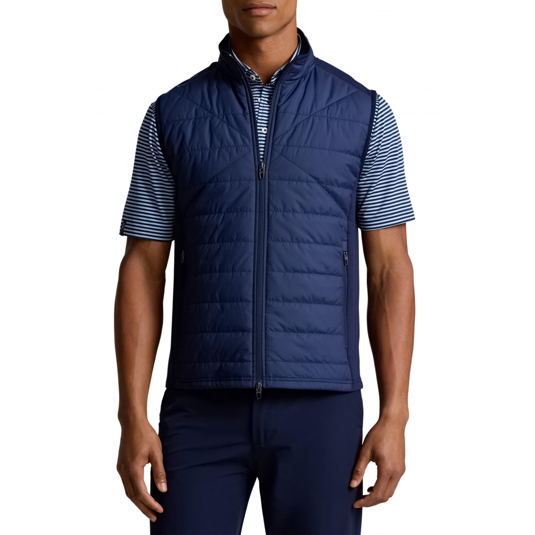'Performance Quilted Mixed Media Vest' pour Hommes