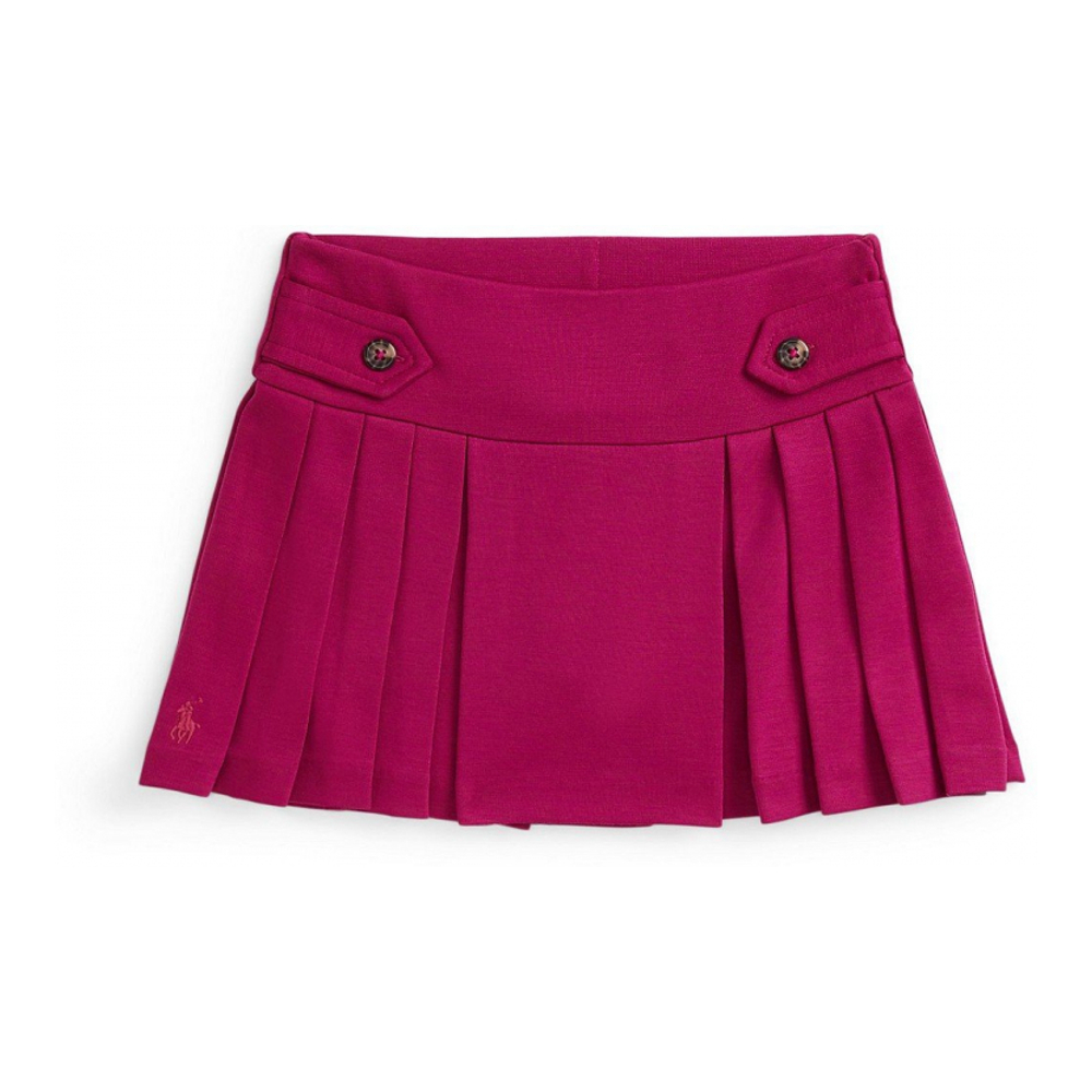 'Girls 2T-6X Pleated Ponte Skort'