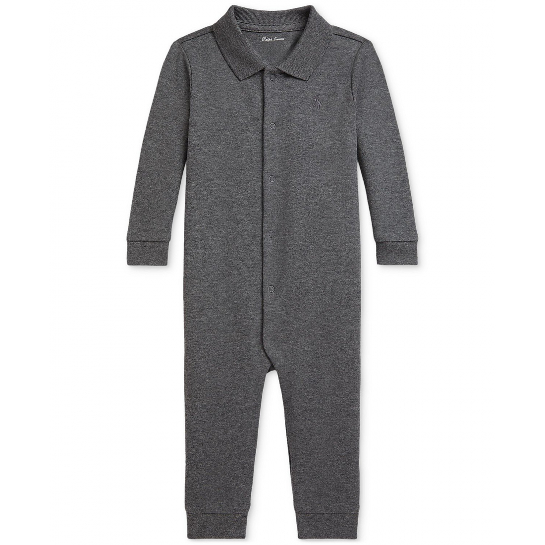 'Baby Cotton Polo Coverall'