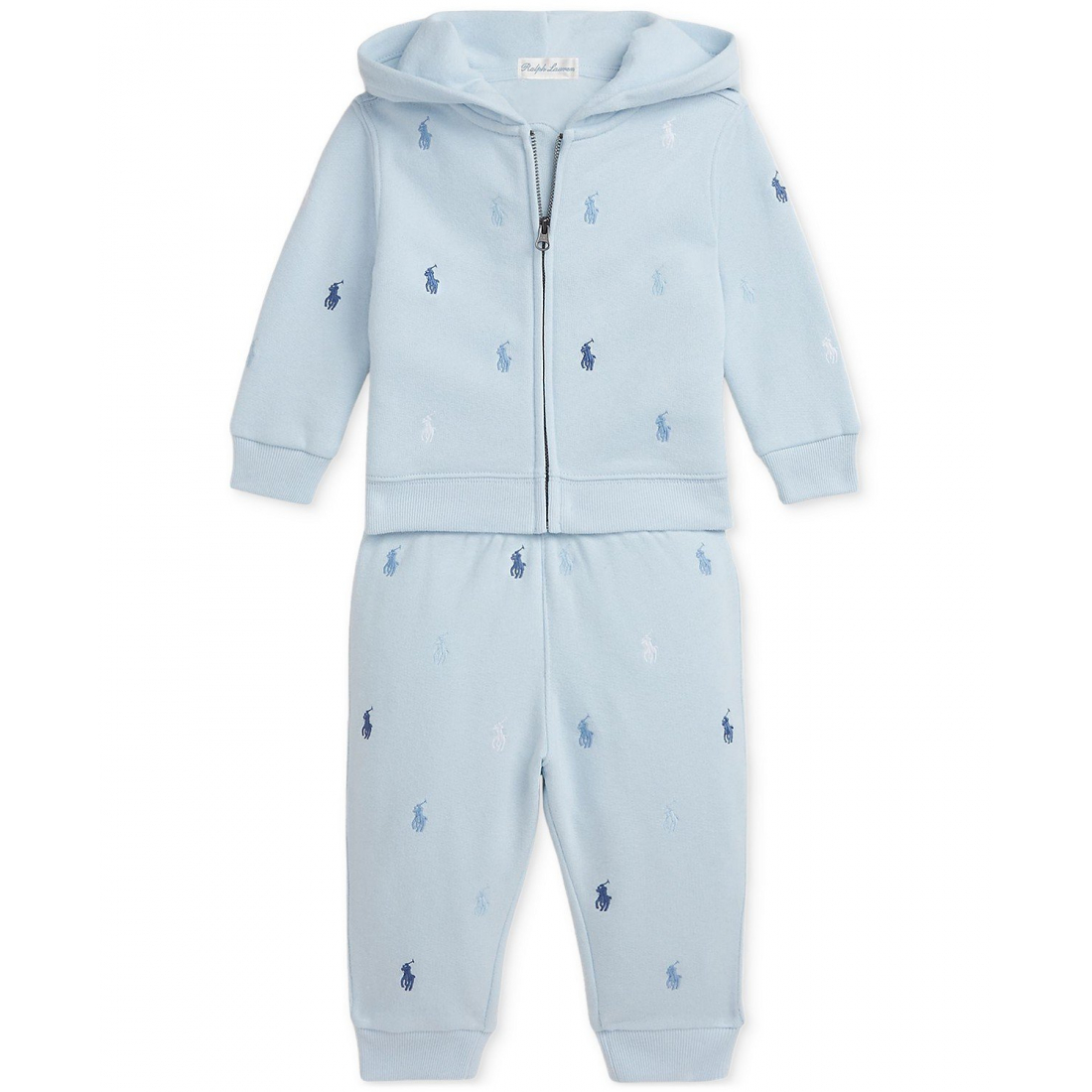 'Baby Embroidered Hoodie & Pant Set'