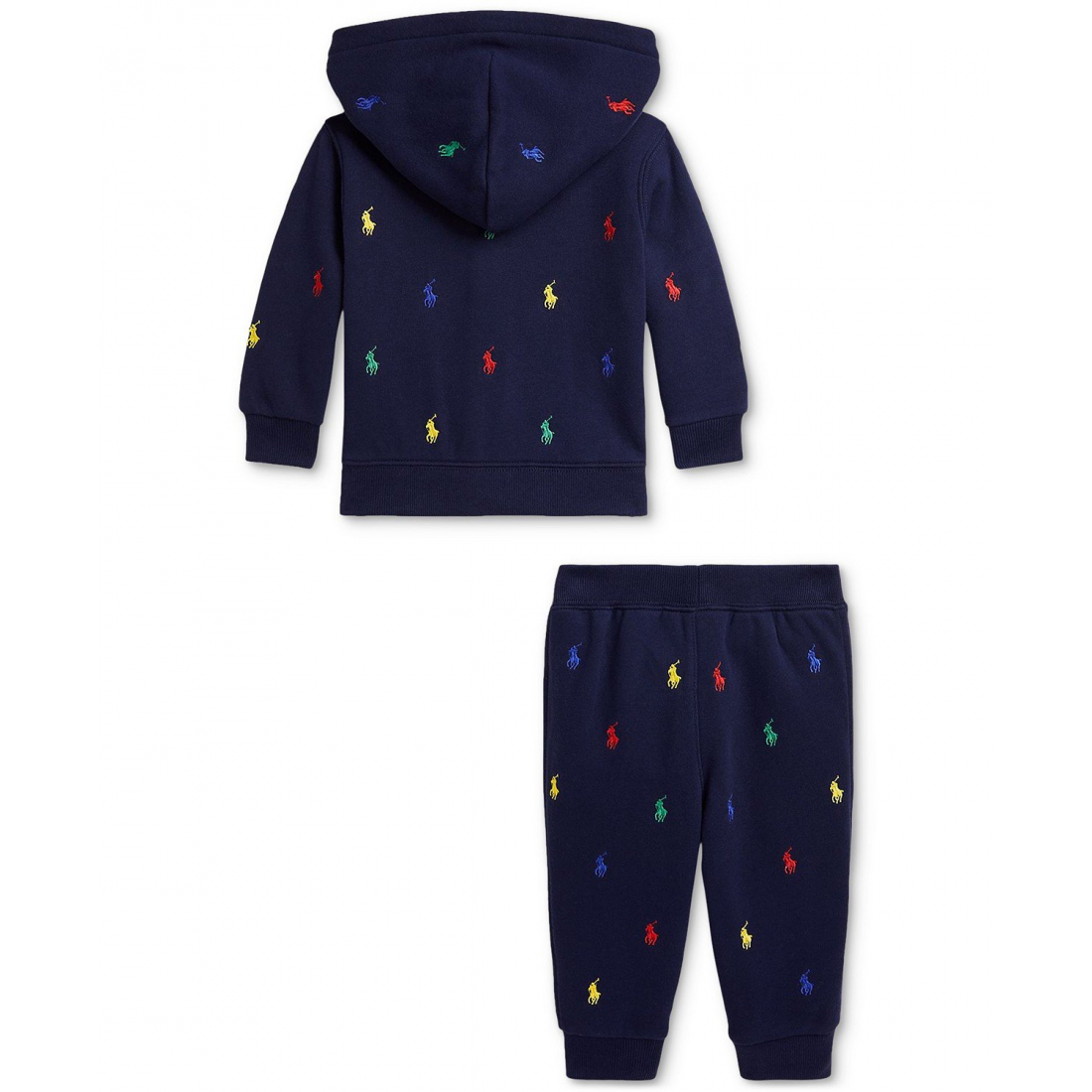'Baby Embroidered Hoodie & Pant Set'