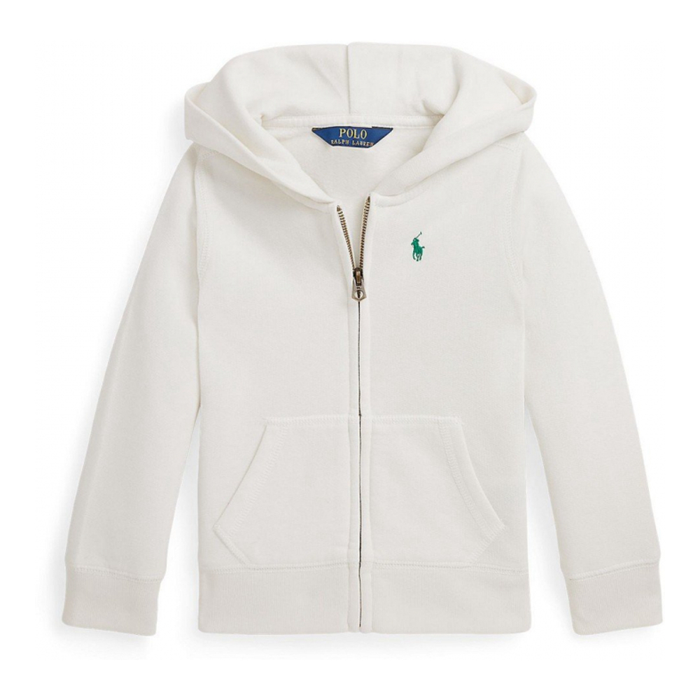 'Toddler Girls Fleece Full-Zip Hoodie'