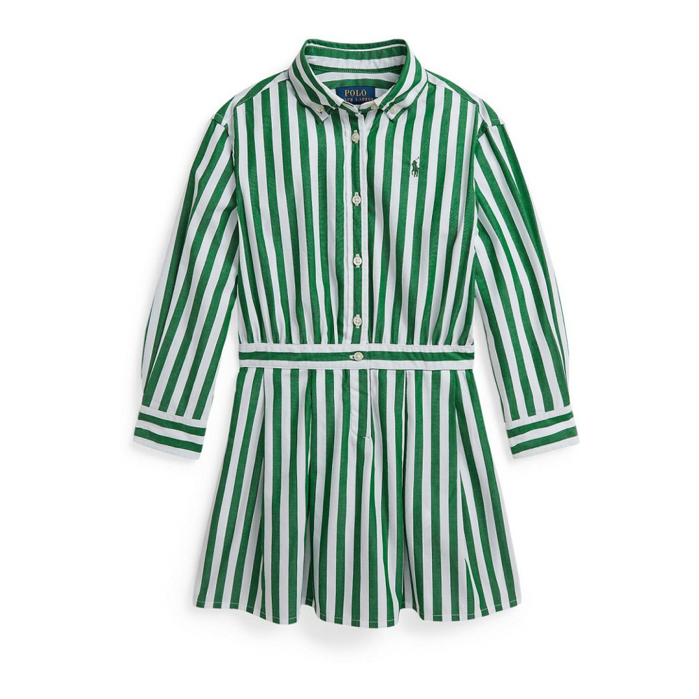 'Girls' 2T-6X Long Sleeve Shirtdress'