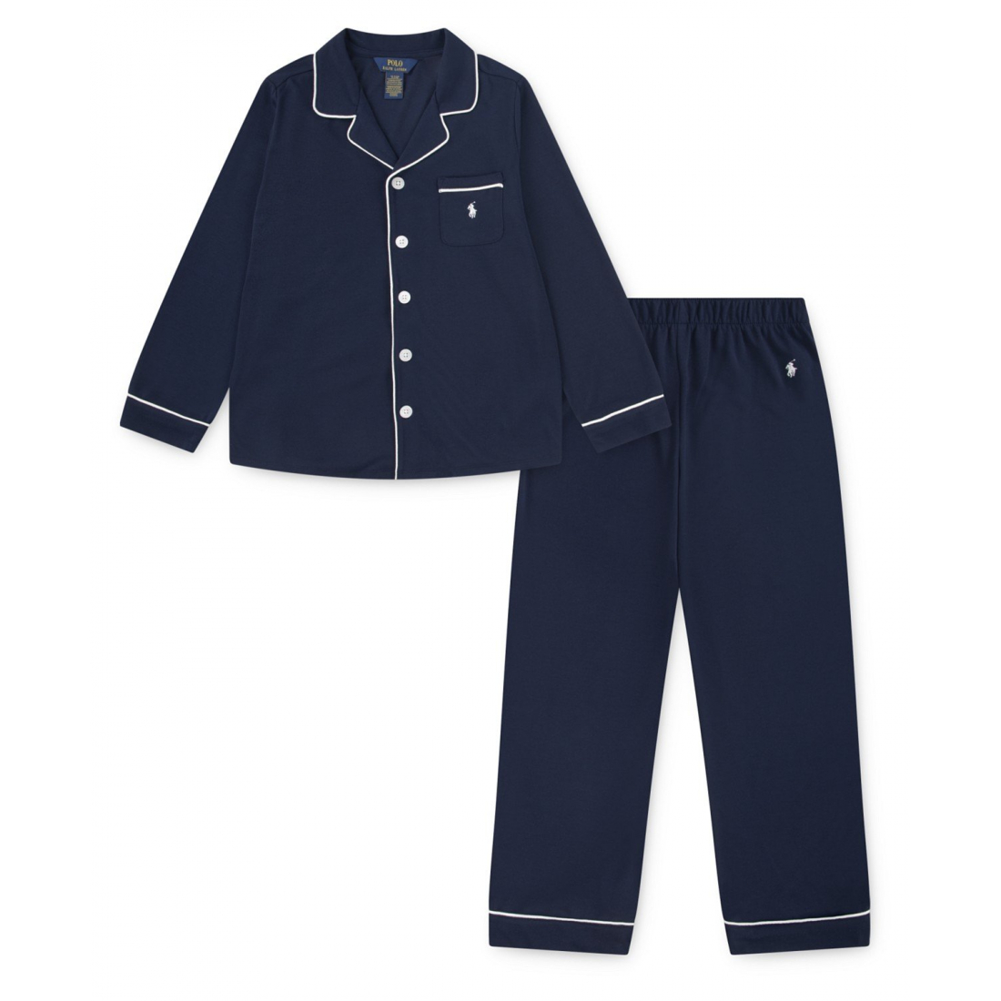 'Girls' 4-7 Button Up Coat and Pants, 2-Piece Set'