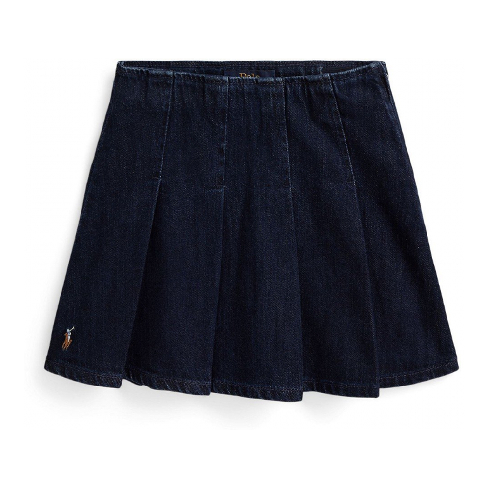 'Girls' 2T-6X Zipper Pleated Skirt'