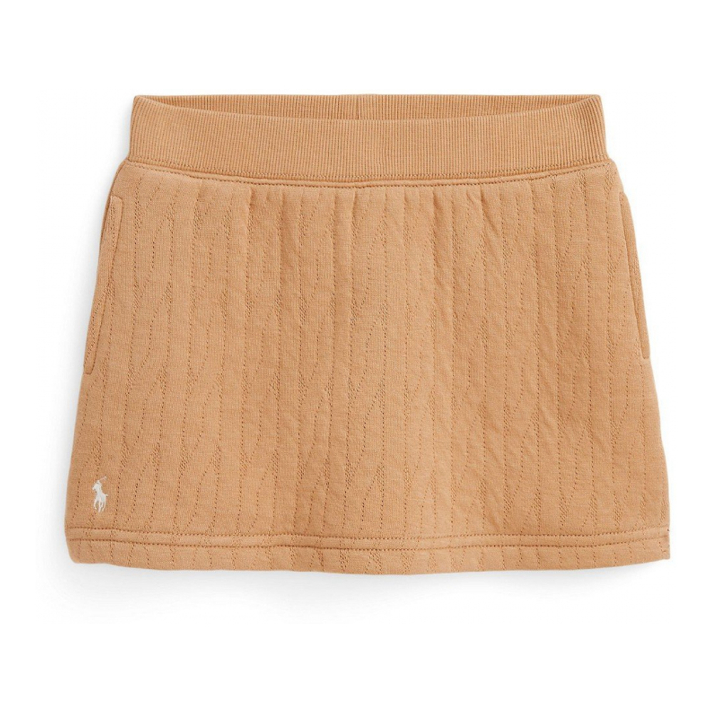 'Girls' 2T-6X Pull-On Quilted Skirt'