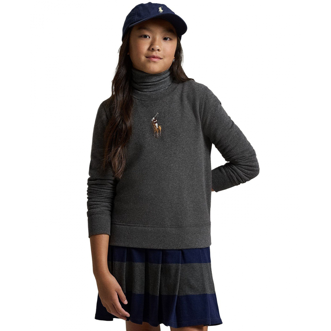 'Girls' 7-16 Big Pony Fleece Dress'
