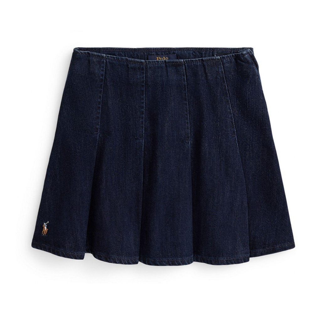 'Girls' 7-16 Pleated Denim Skirt'