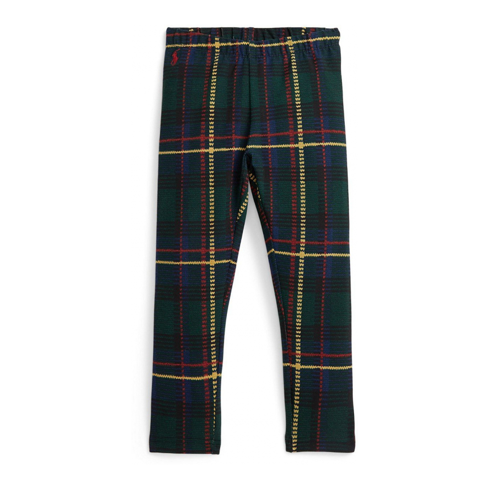 'Girls' 2T-6X Plaid Leggings'