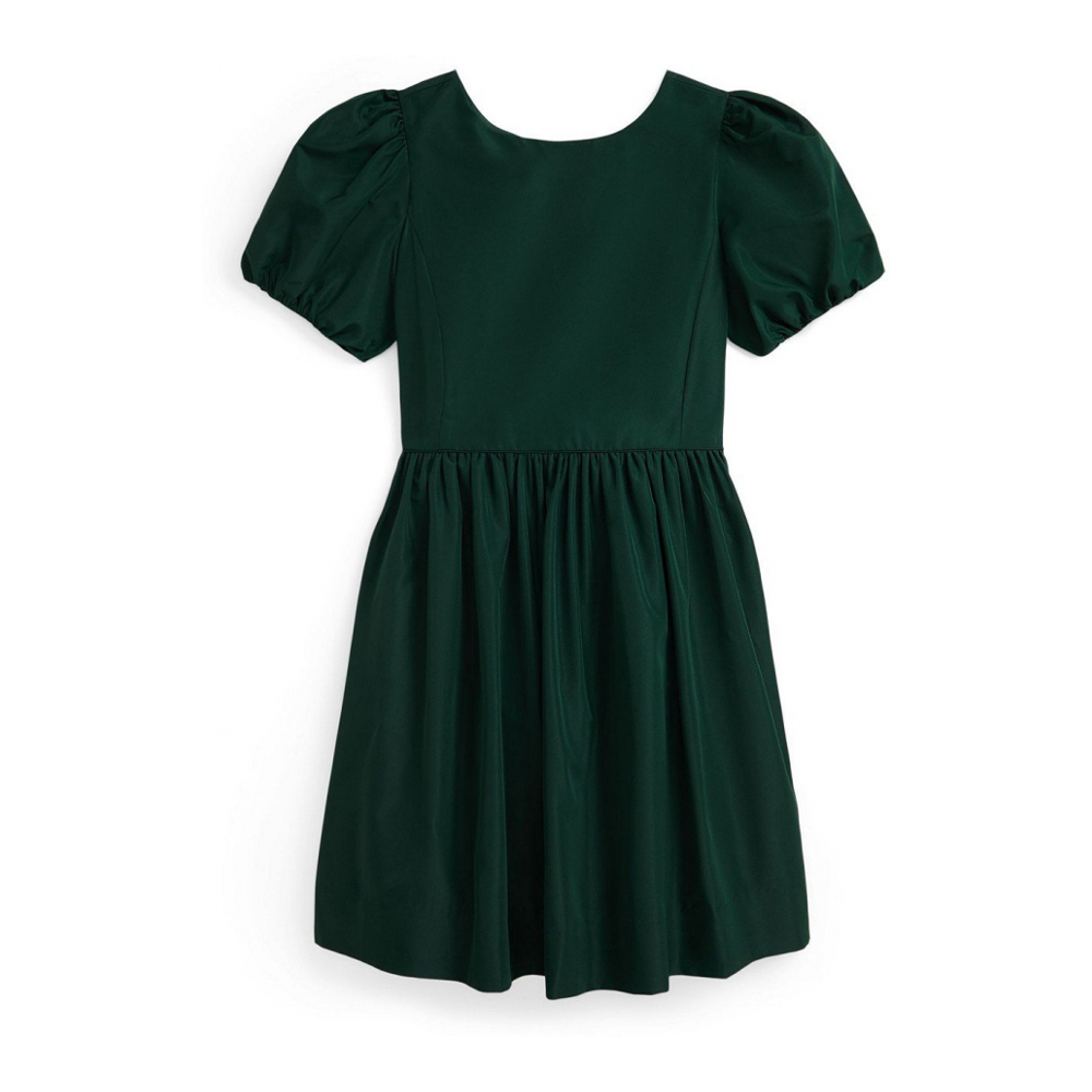 'Girls' 7-16 Balloon Sleeve Taffeta Dress'