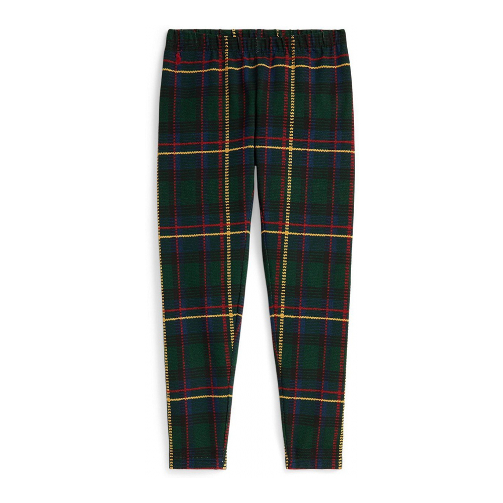 'Girls' 7-16 Plaid Stretch Leggings'