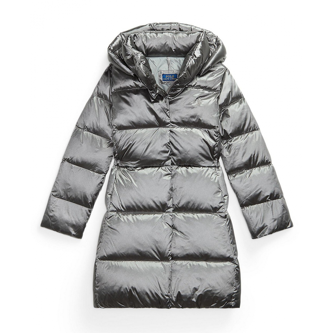 'Girls' 7-16 Hooded Long Jacket'