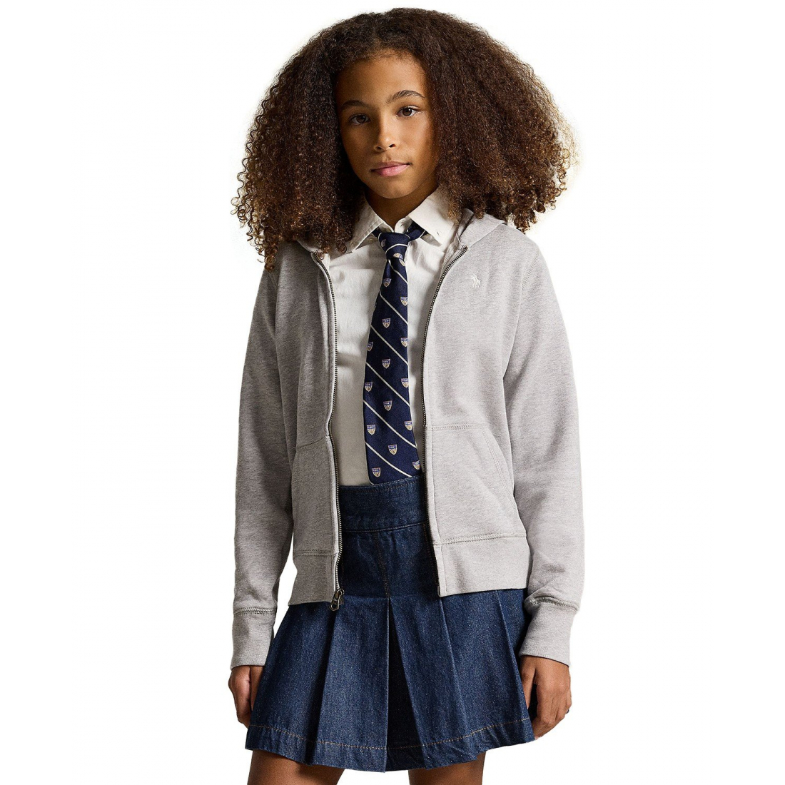 'Girls 7-16 French Terry Full-Zip Hoodie'