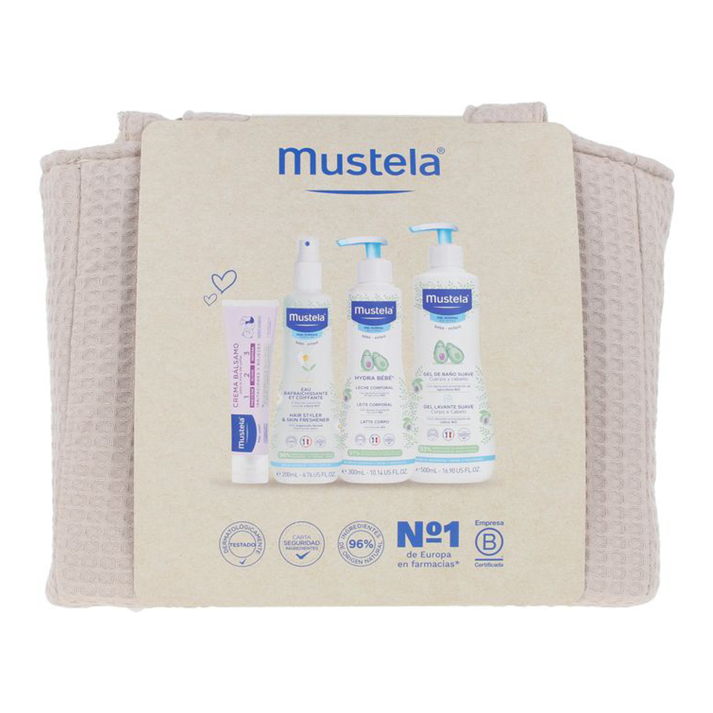 'Trolley Bag' Baby Care Set - beige 5 Pieces