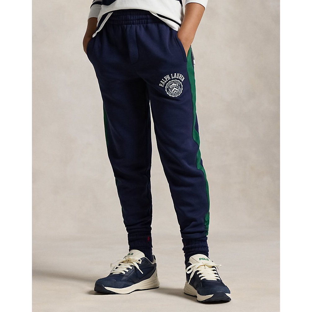 'Logo Crest Double-Knit Jogger Pant' pour Garçons