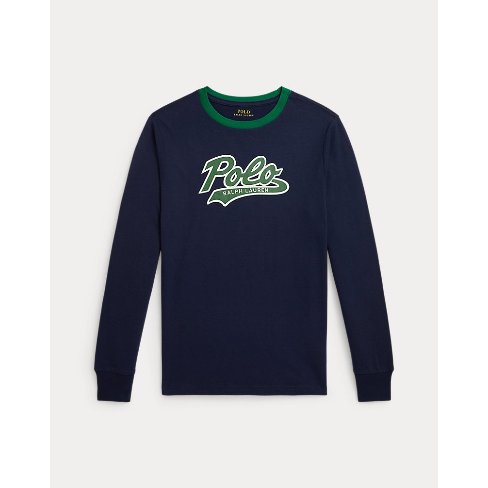 'Logo Cotton Long-Sleeve Tee' pour Garçons