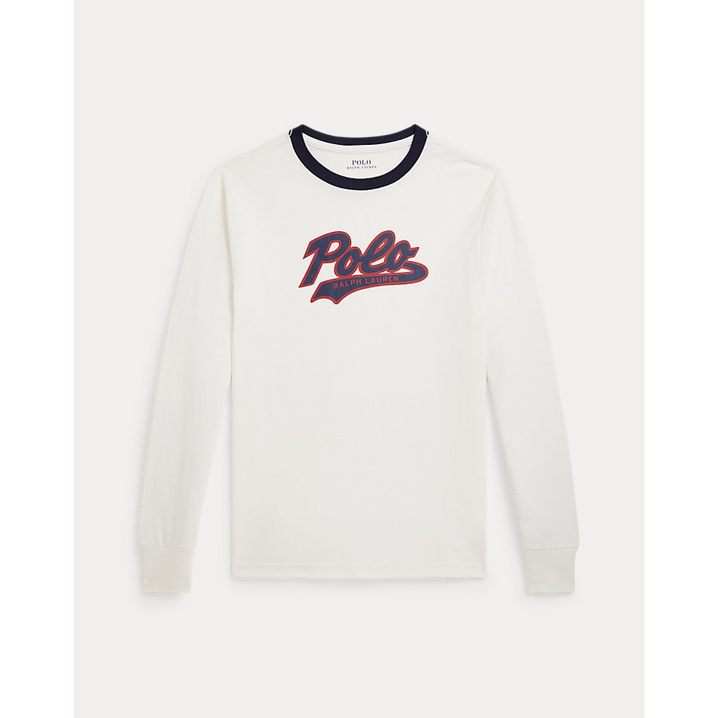 'Logo Cotton Long-Sleeve Tee' pour Garçons