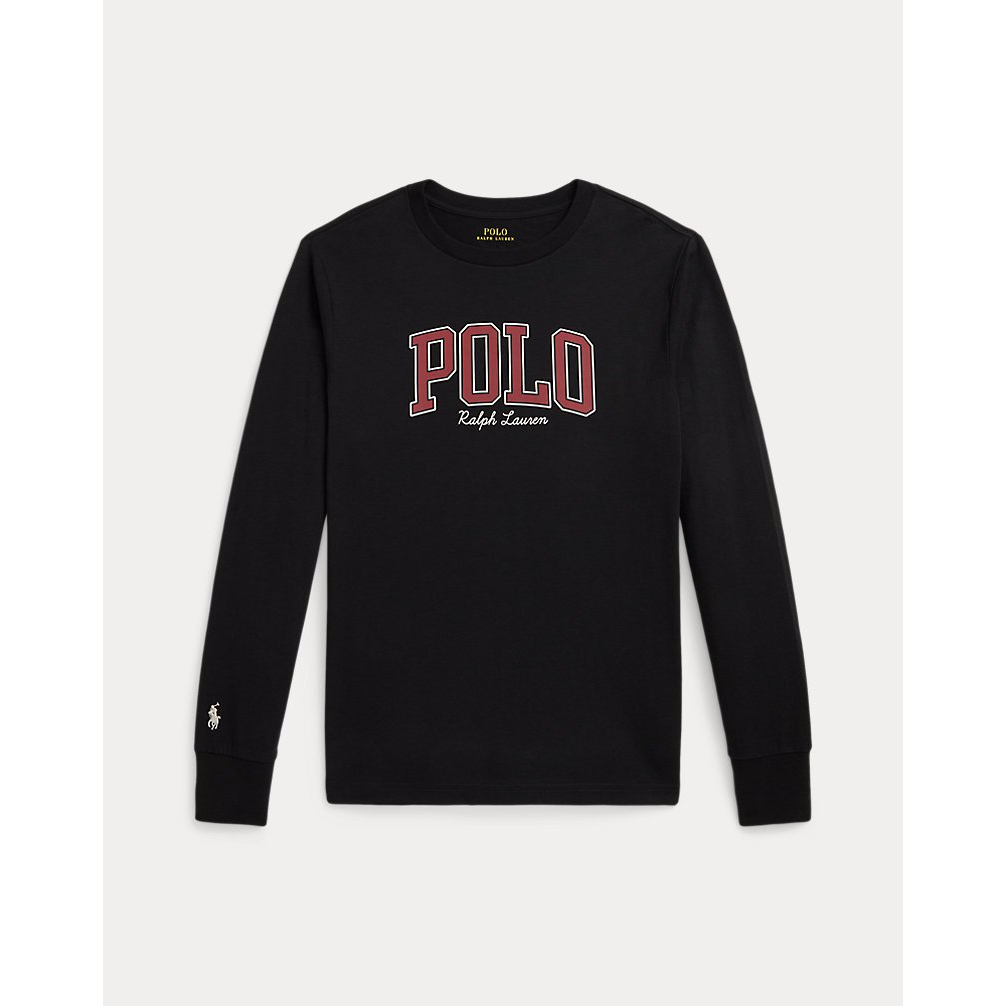 'Logo Cotton Long-Sleeve Tee' pour Garçons