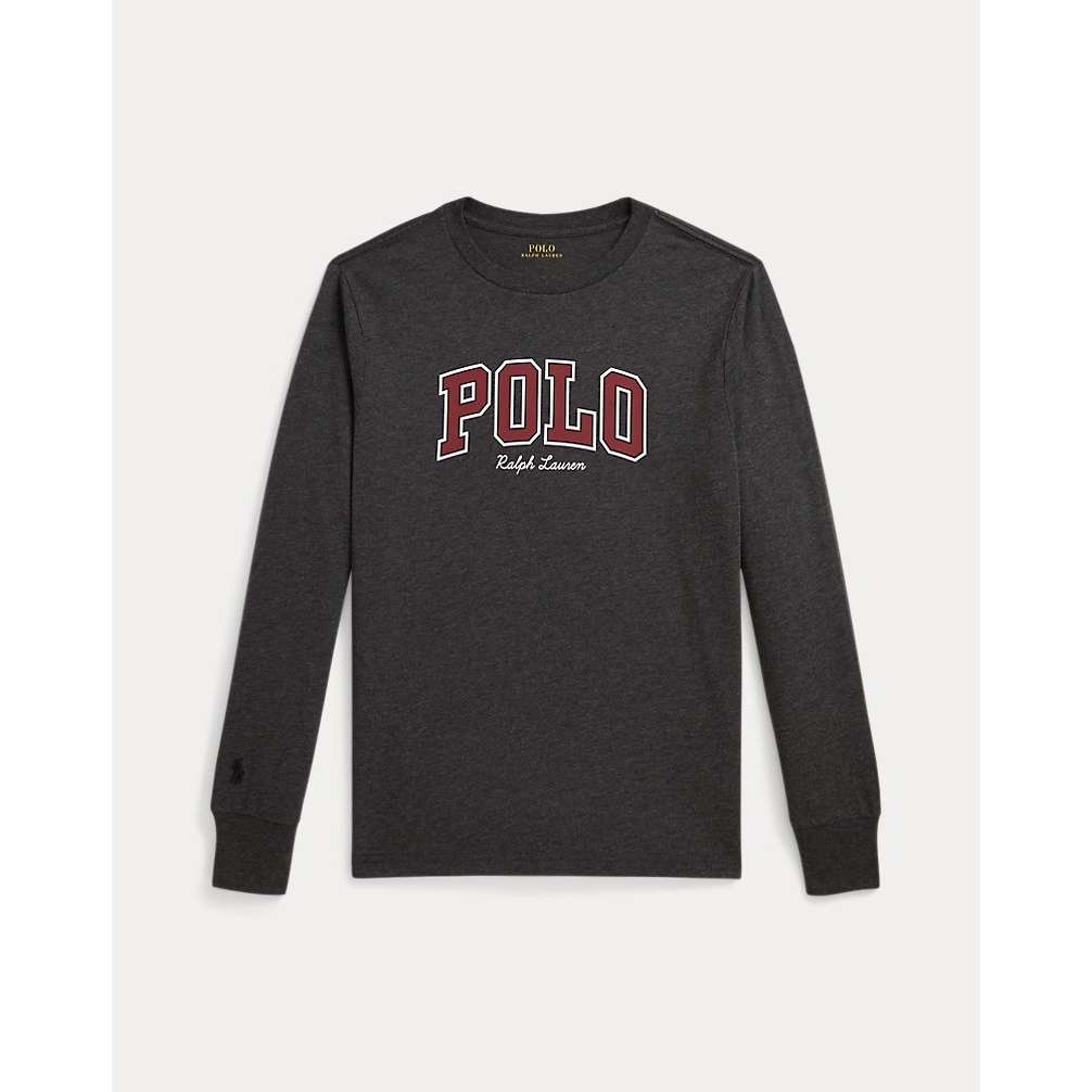 'Logo Cotton Long-Sleeve Tee' pour Garçons