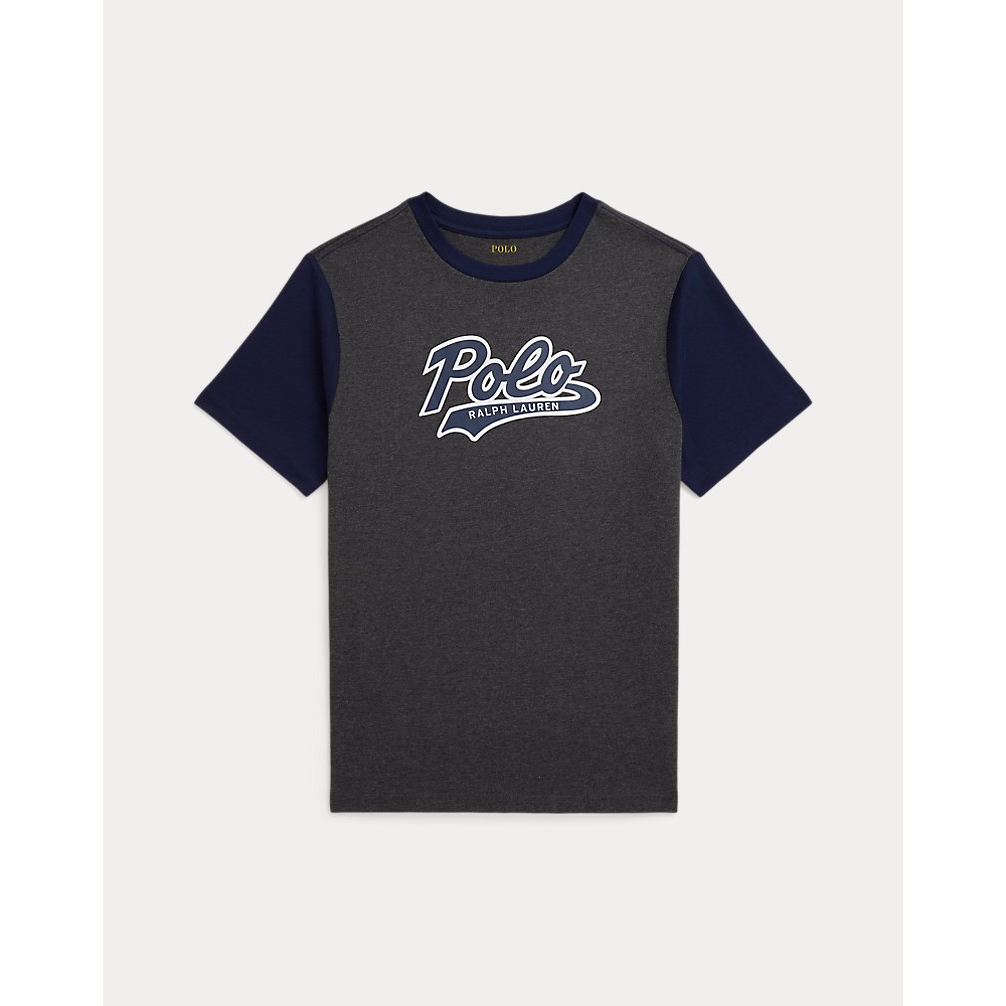 'Logo Color-Blocked Cotton Tee' pour Garçons