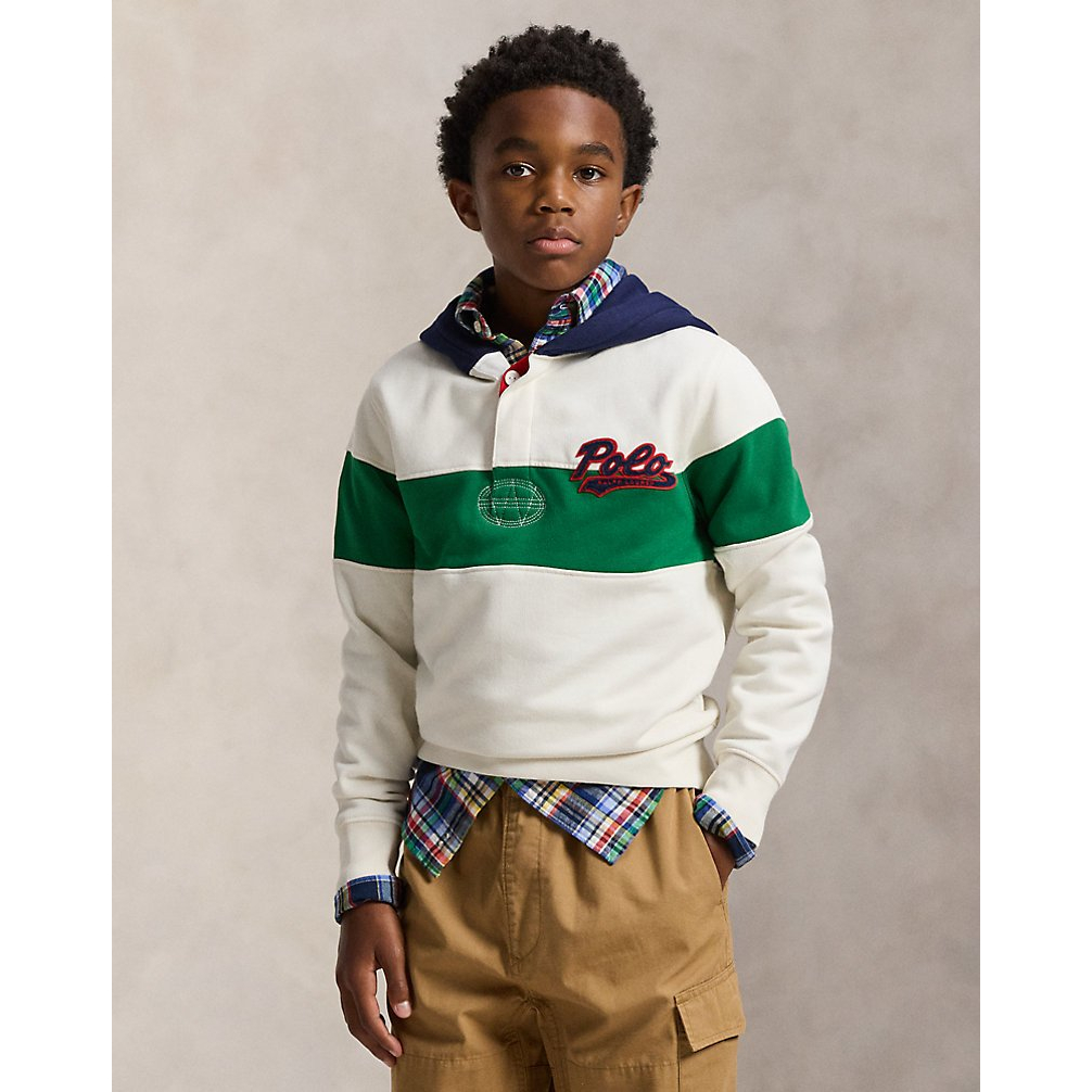 'Logo Fleece Rugby Hoodie' pour Garçons