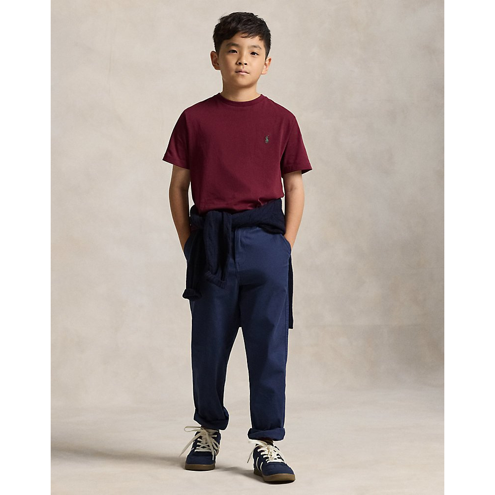 'Cotton Jersey Crewneck Tee' pour Garçons