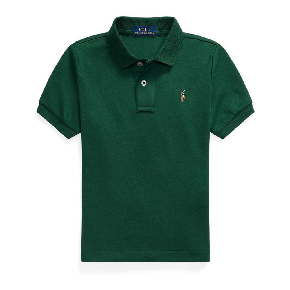 'Soft Cotton Polo Shirt' pour Garçons