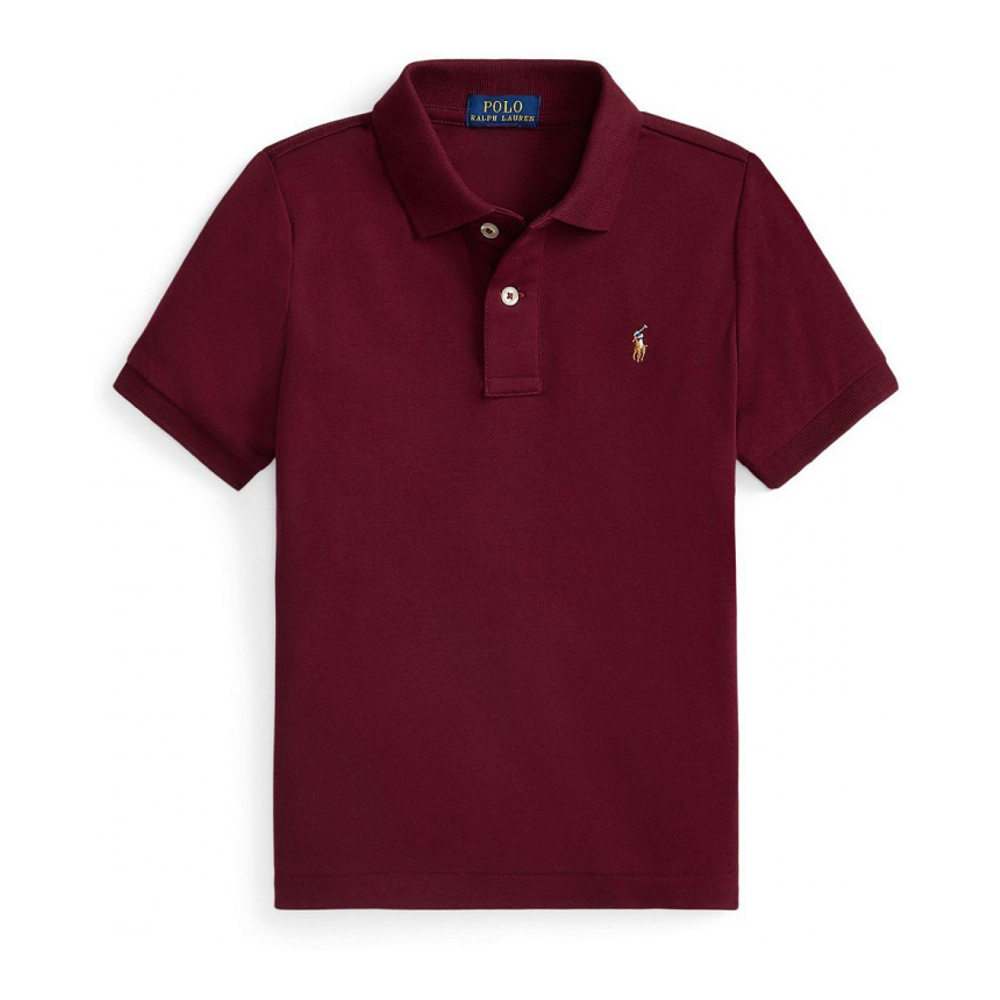 'Soft Cotton Polo Shirt' pour Garçons