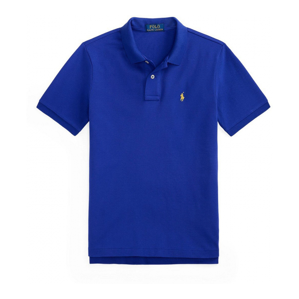'Cotton Mesh Polo Shirt' pour Garçons