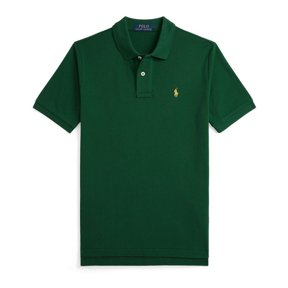 'Cotton Mesh Polo Shirt' pour Garçons
