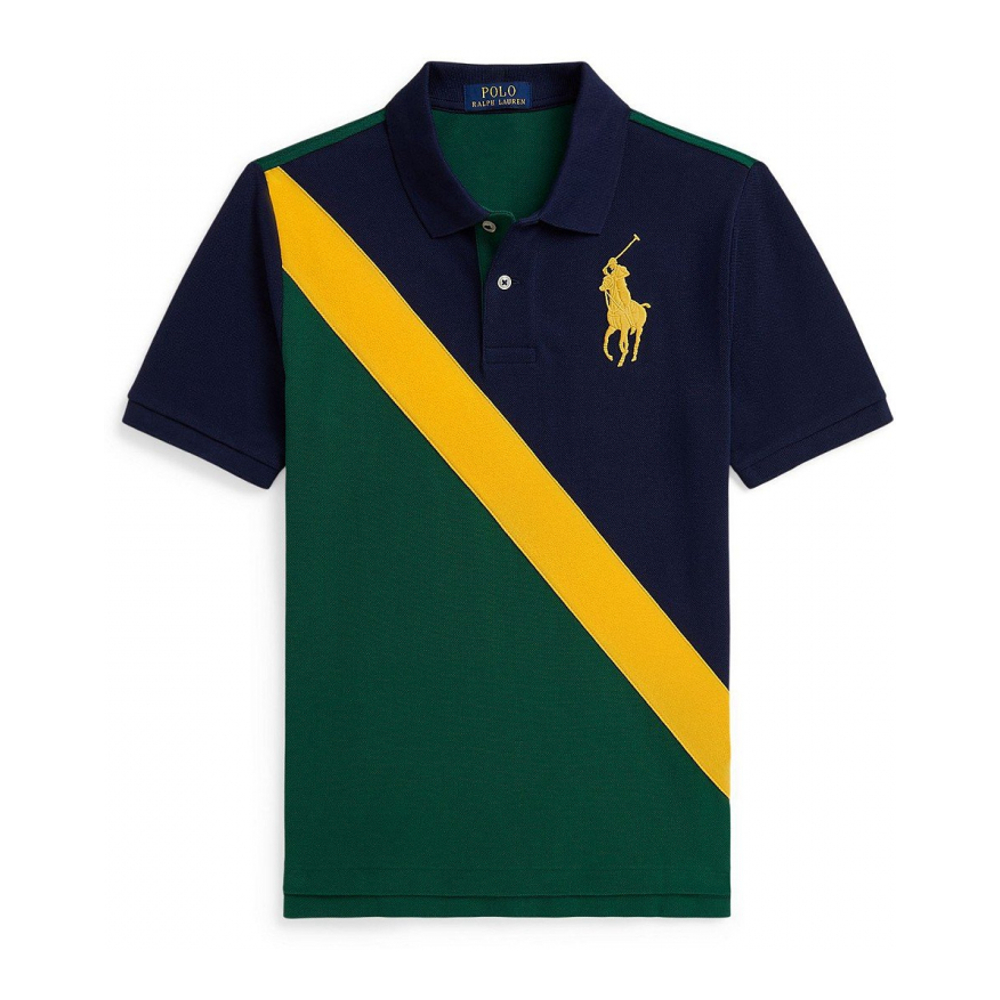'Big Pony Mesh Polo Shirt' pour Garçons
