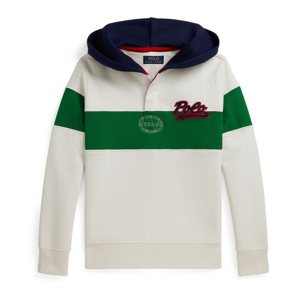 'Logo Fleece Rugby Hoodie' pour Garçons
