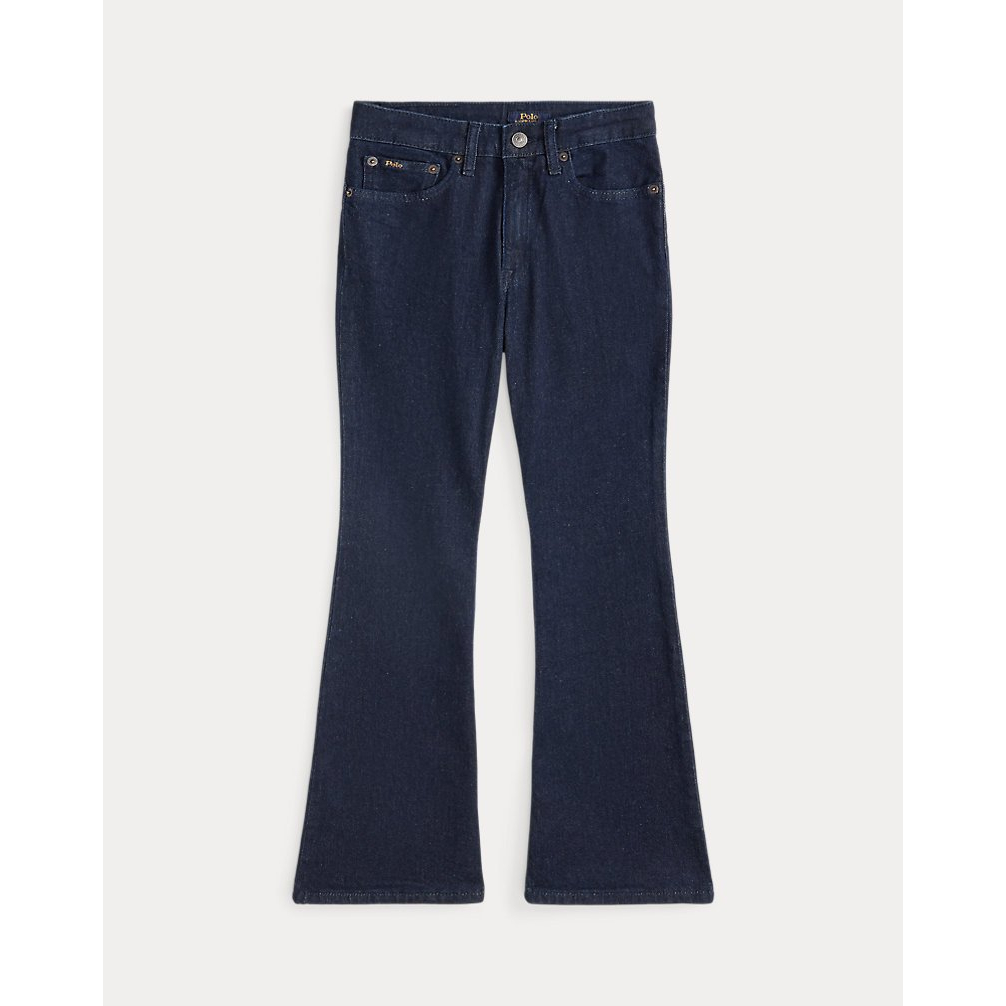 'Flared Indigo Stretch Denim Jean' pour Filles