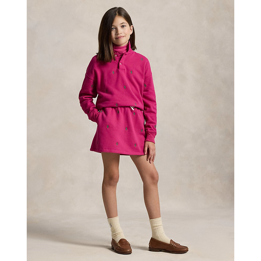 'Polo Pony Fleece Polo Sweatshirt' pour Filles