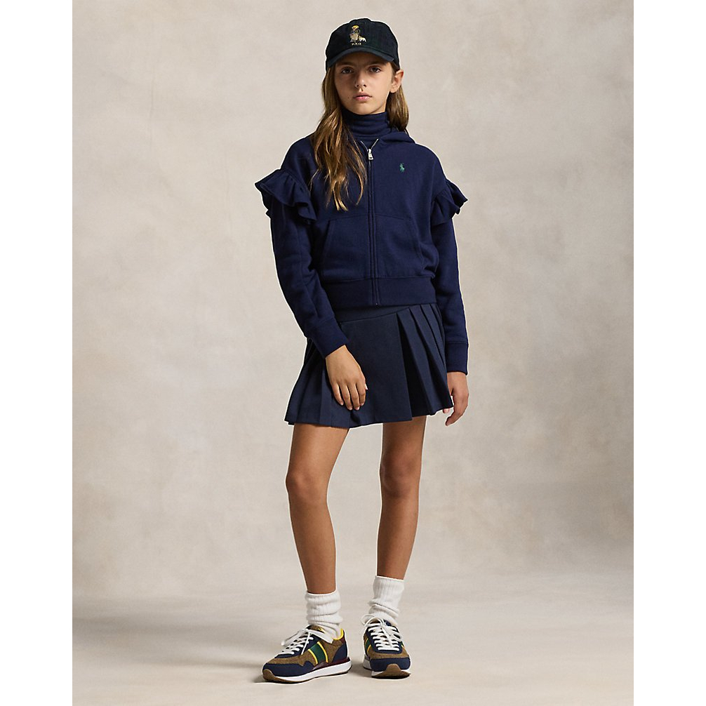 'Ruffled Fleece Full-Zip Hoodie' pour Filles