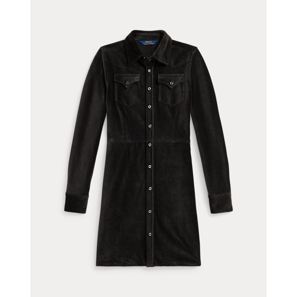 'Velour Western Shirtdress' pour Filles