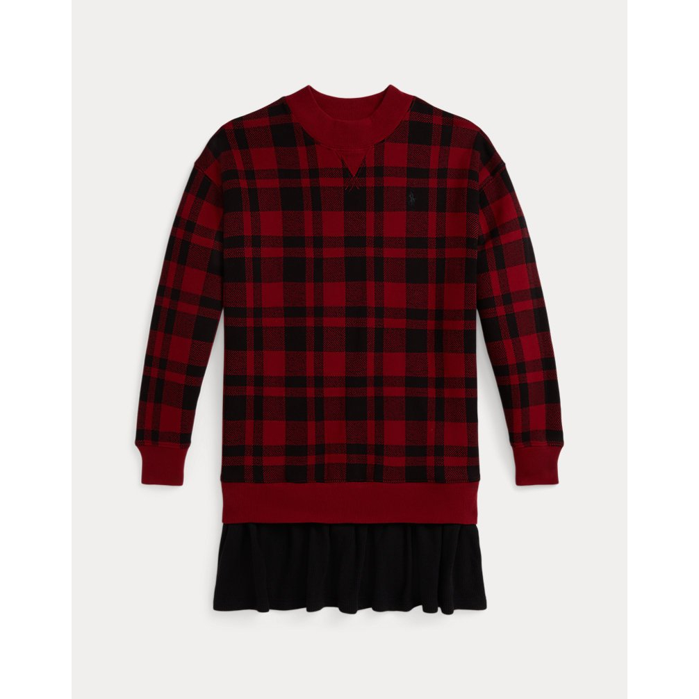 'Buffalo Check Fleece Dress' pour Filles