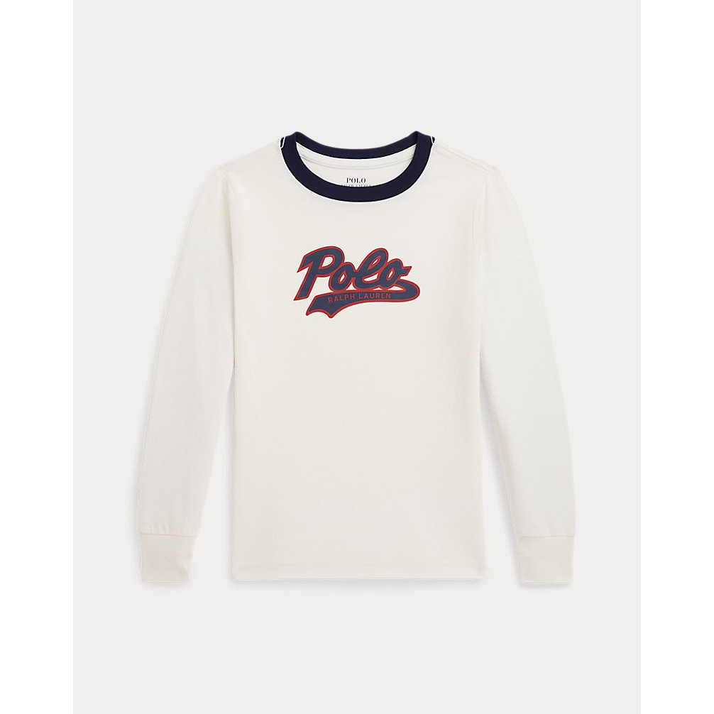 'Logo Cotton Long-Sleeve Tee' pour Garçons