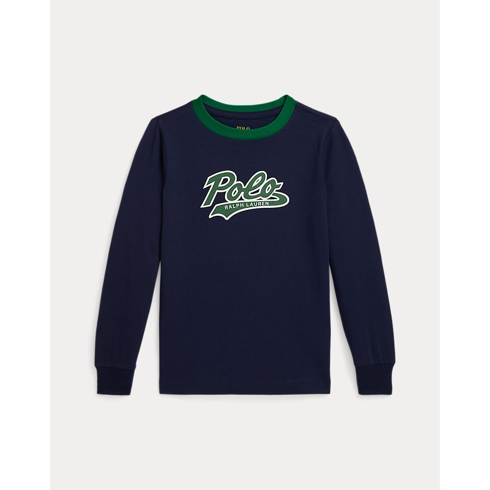 'Logo Cotton Long-Sleeve Tee' pour Garçons