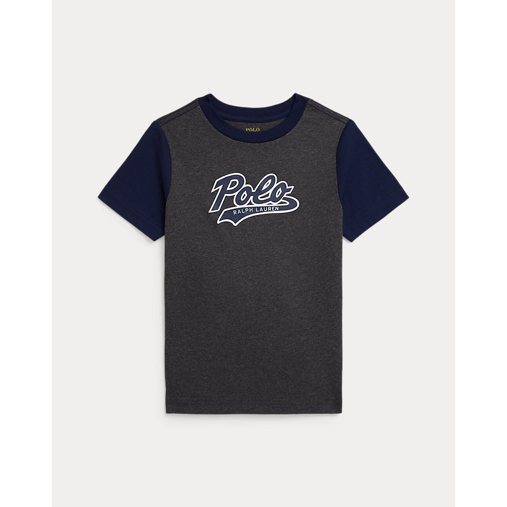 'Logo Color-Blocked Cotton Tee' pour Garçons