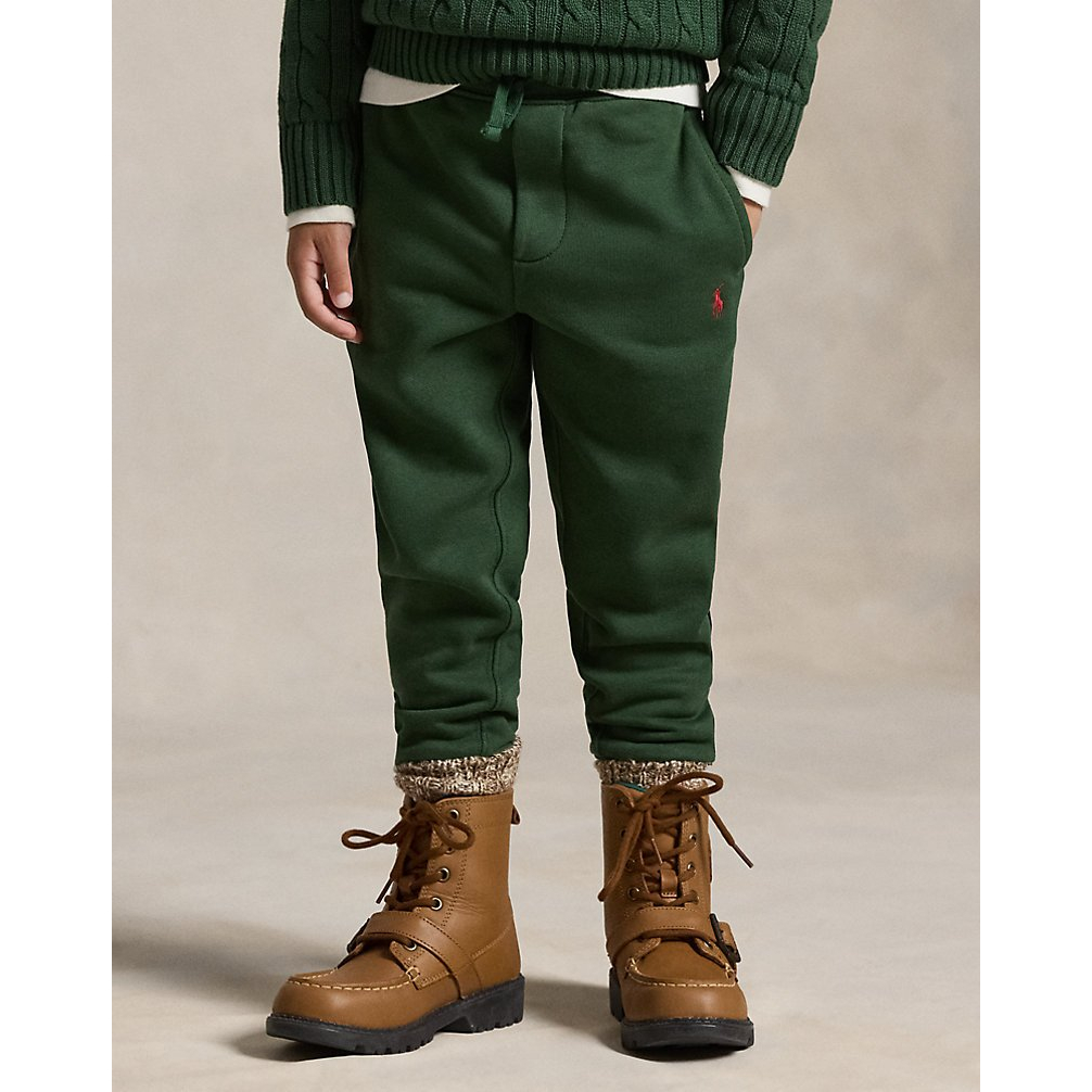 'Plaid-Trim Fleece Jogger Pant' pour Garçons